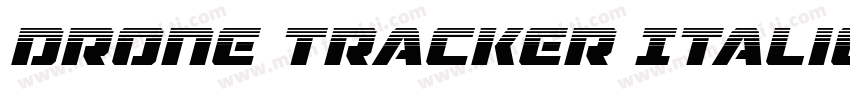 Drone Tracker Italic Italic字体转换